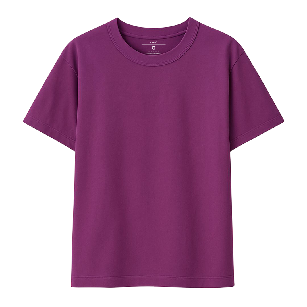 Camiseta Over Algodão Básica - Imagem 7