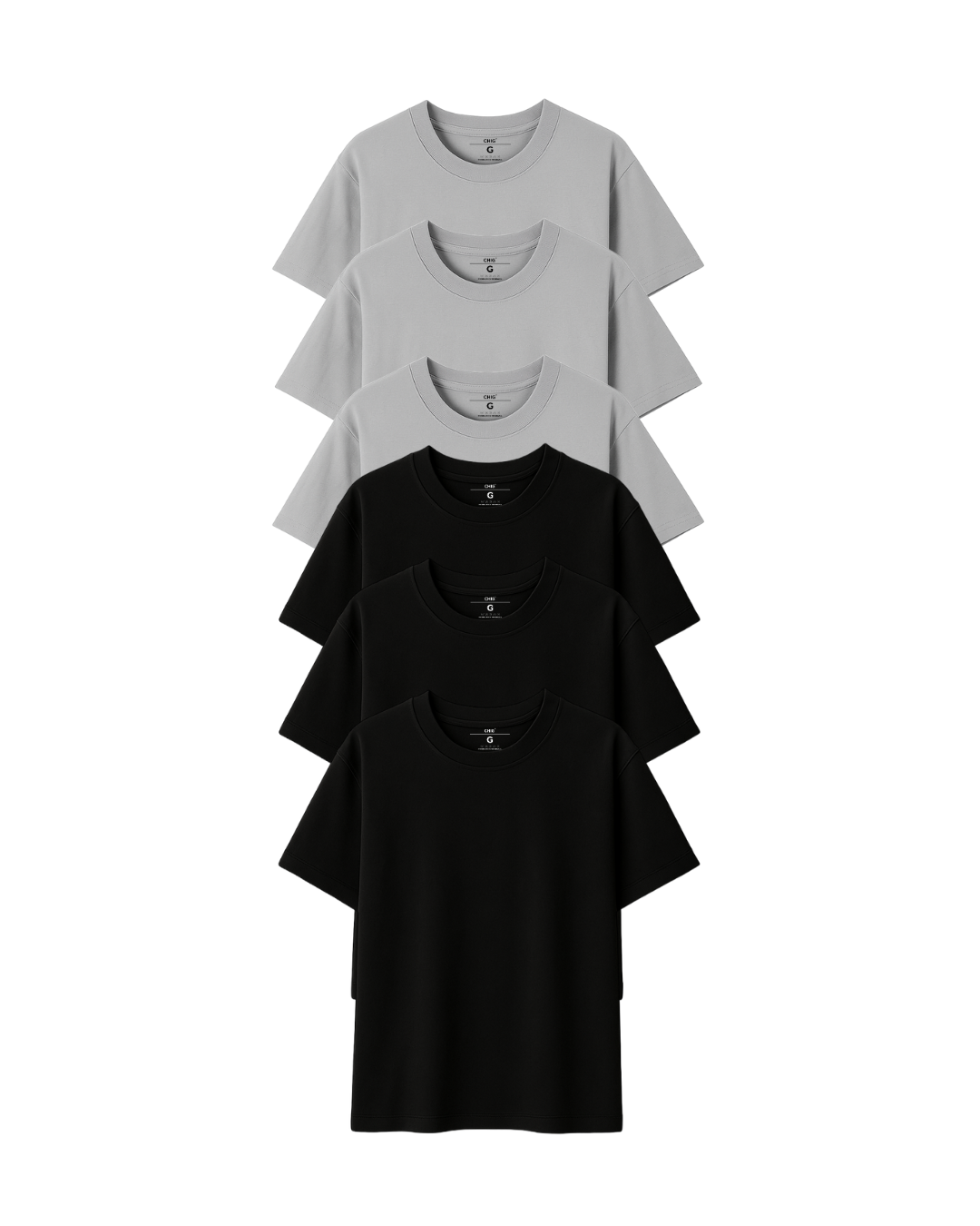 Kit 6 Camisetas Over Algodão Básica - Imagem 3